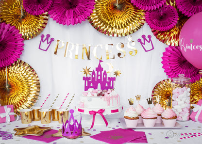 Dark Pink Rosettes (20 to 30cm)