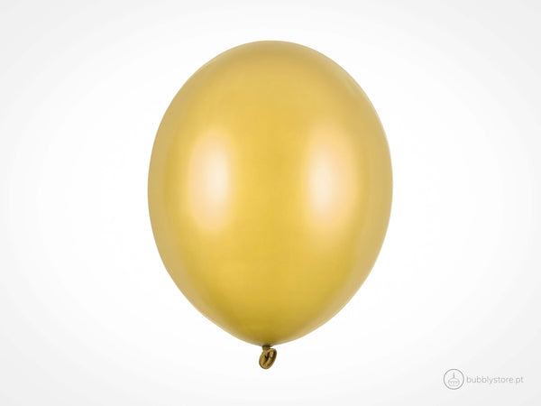 Balões Dourado Metálico (30cm)