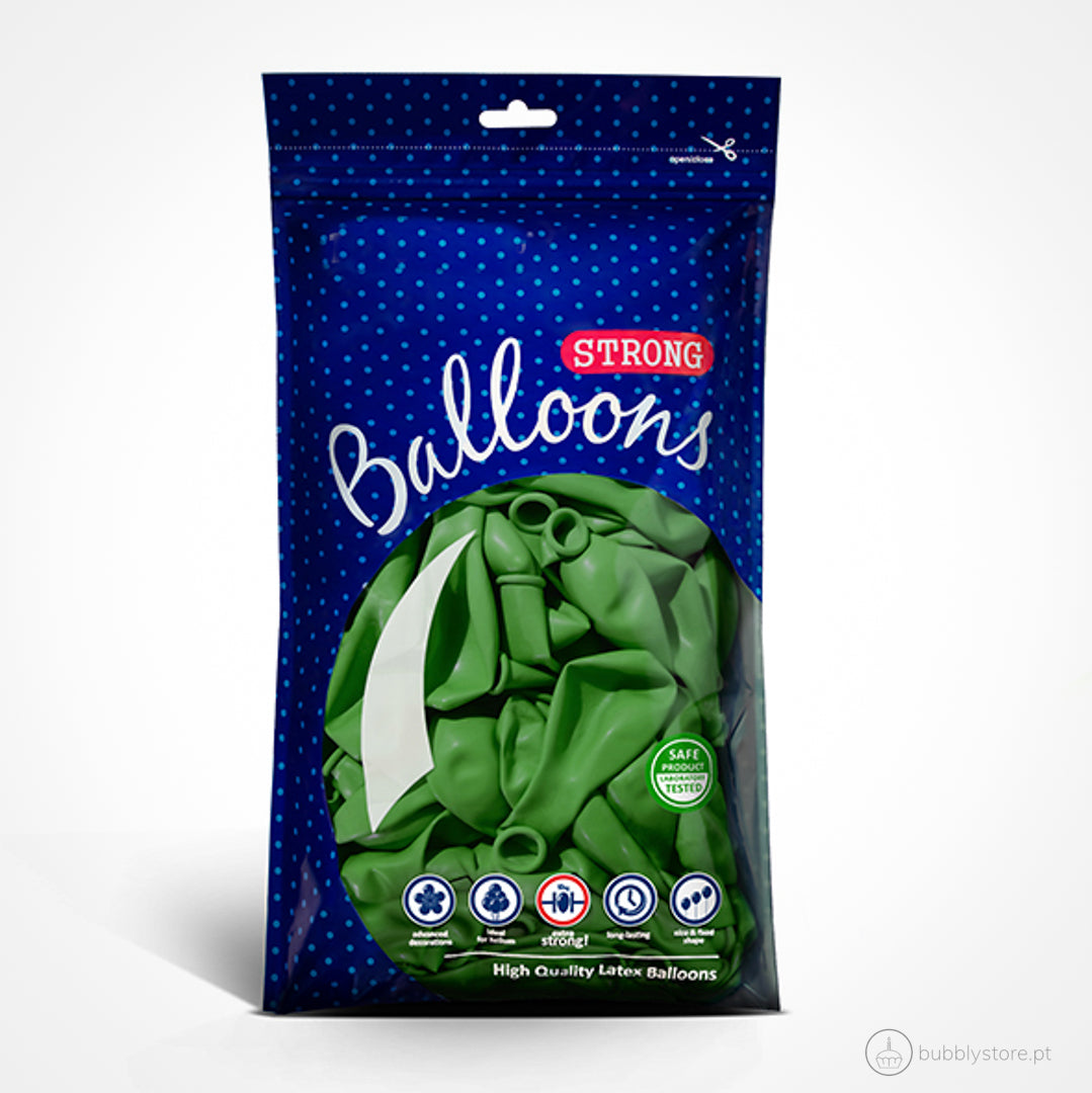 Bright Green Balloons (30cm)
