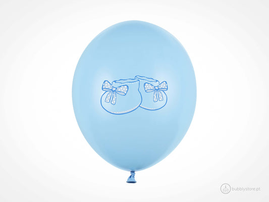 Balões Sapatinhos Bebé Azul