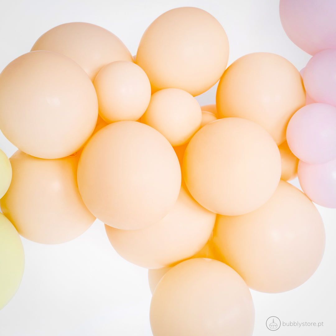 Peach Balloons (12cm)
