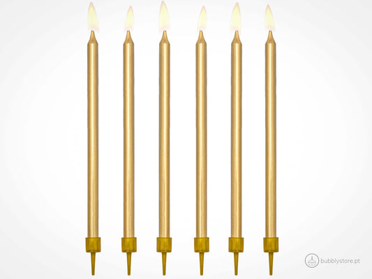 Tall Golden Candles