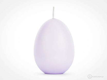 Vela em forma de ovo da Páscoa, com altura de 10cm.
Cada embalagem contém 1 unidade.