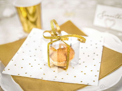 Gold Polka Dot Napkins