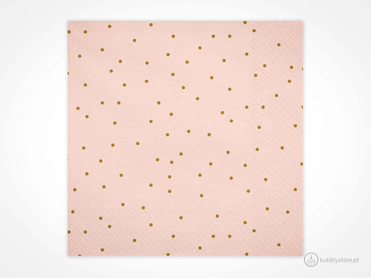 Gold Polka Dot Napkins