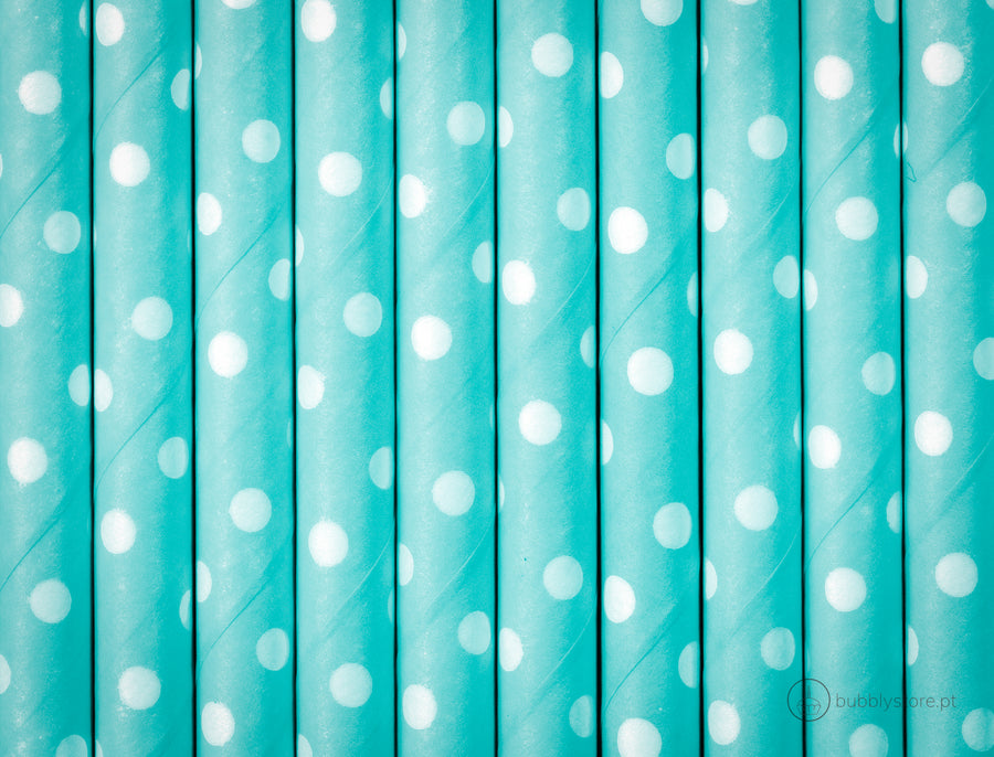 Palhinhas Azul Céu Bolinhas