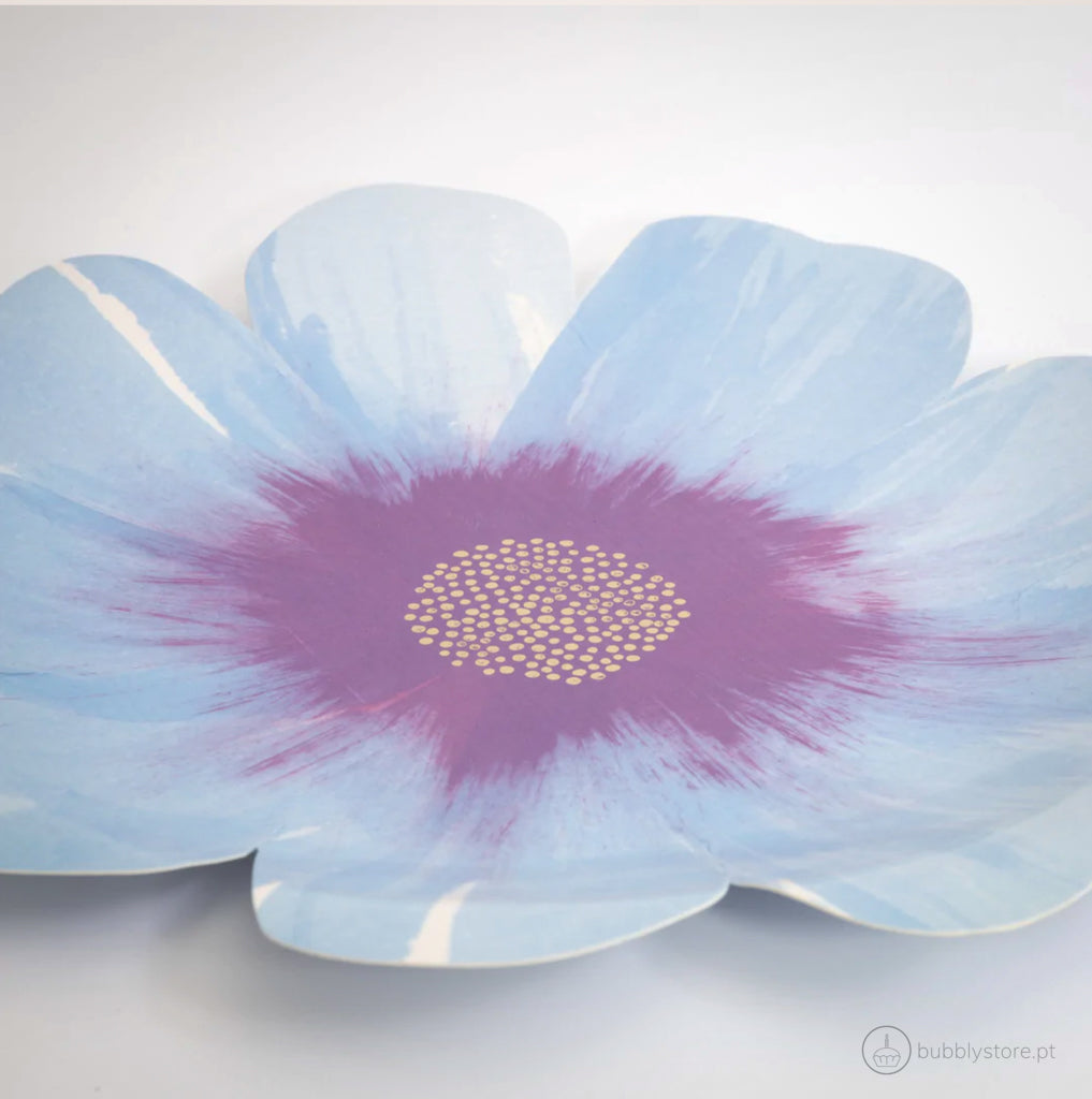 Pastel Flower Plates