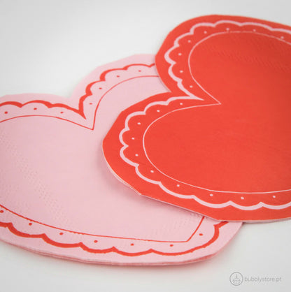 Servilletas de corazón