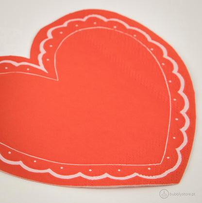 Servilletas de corazón