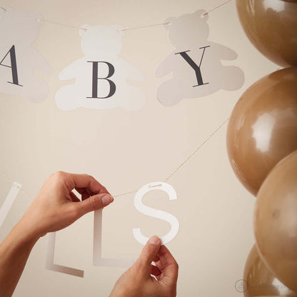 Personalised Teddy Bear Garland