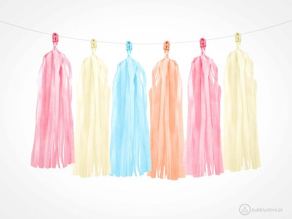 Pastel Tassel Wreath