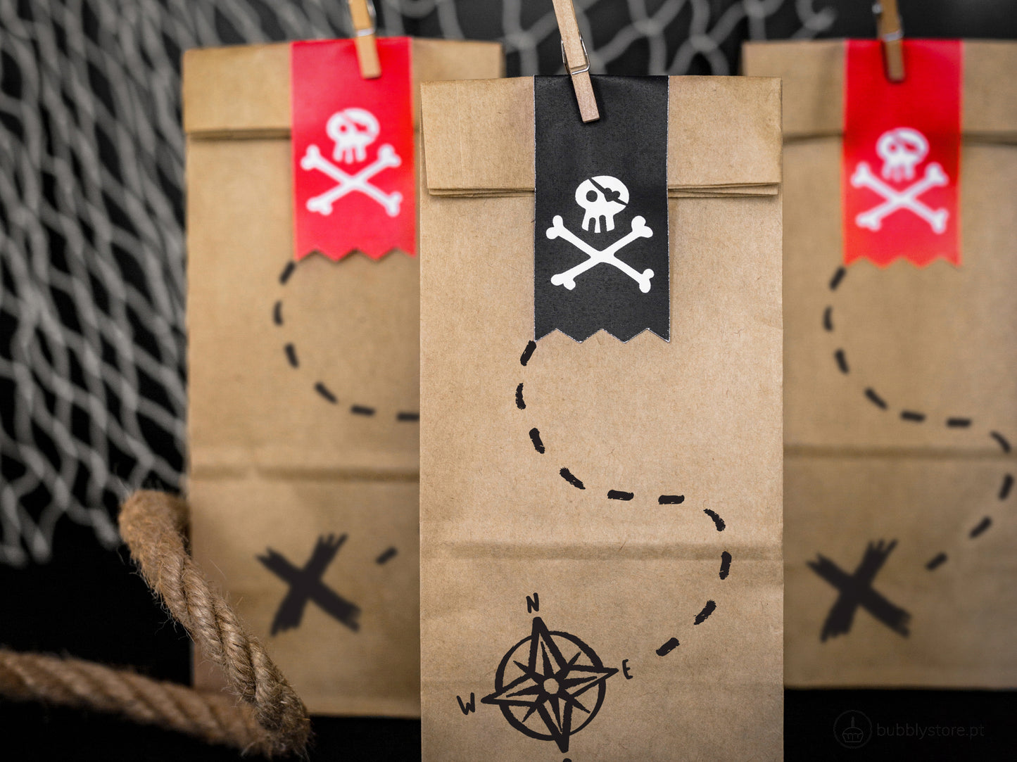 Pirate Candy Bags