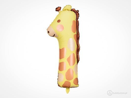 Balão 1 Girafa - Bubbly
