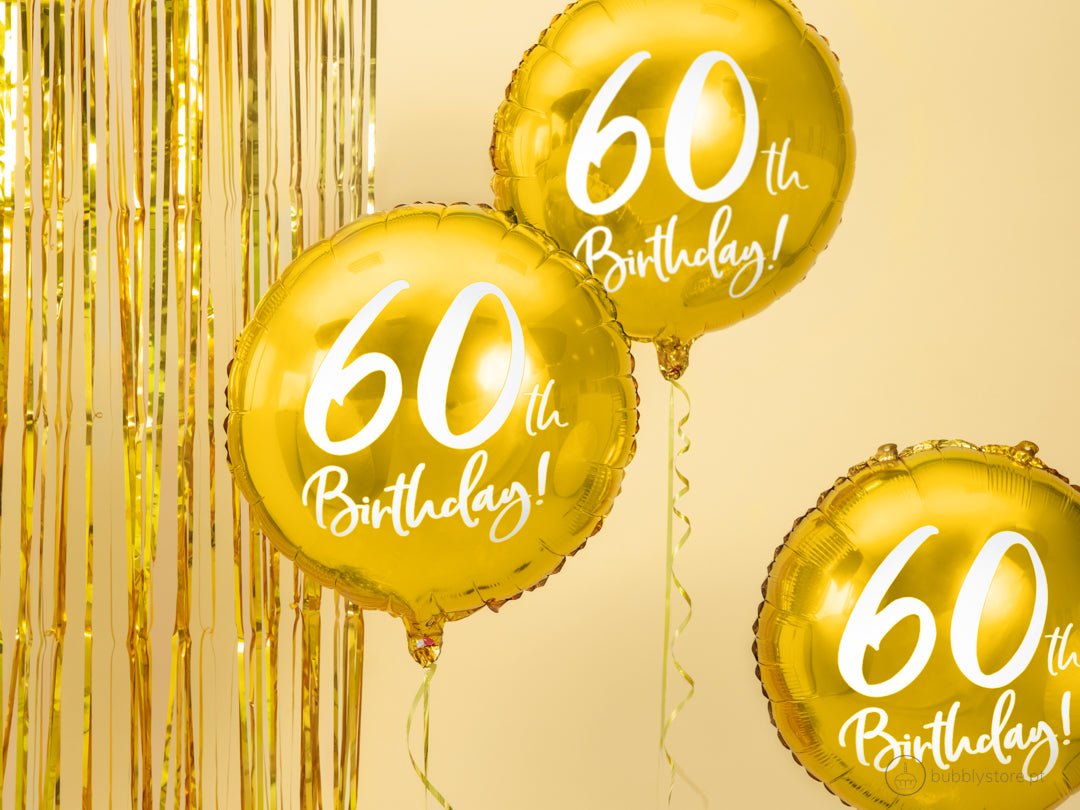 Balão 60 anos - Bubbly