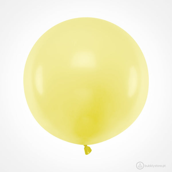 Balão Amarelo Pastel (60cm)