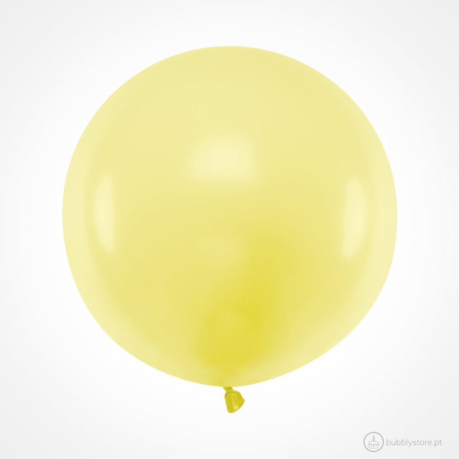 Balão Amarelo Pastel (60cm)