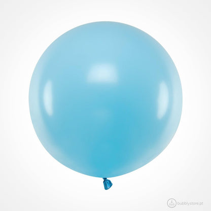 Balão latex, liso acabamento pastel / mate, 60 centímetros de diâmetro. Apto para enchimento com hélio. Preço por uma unidade.
