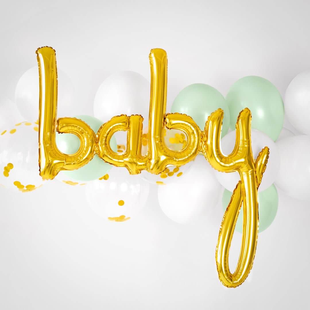 Balão Baby Dourado - Bubbly