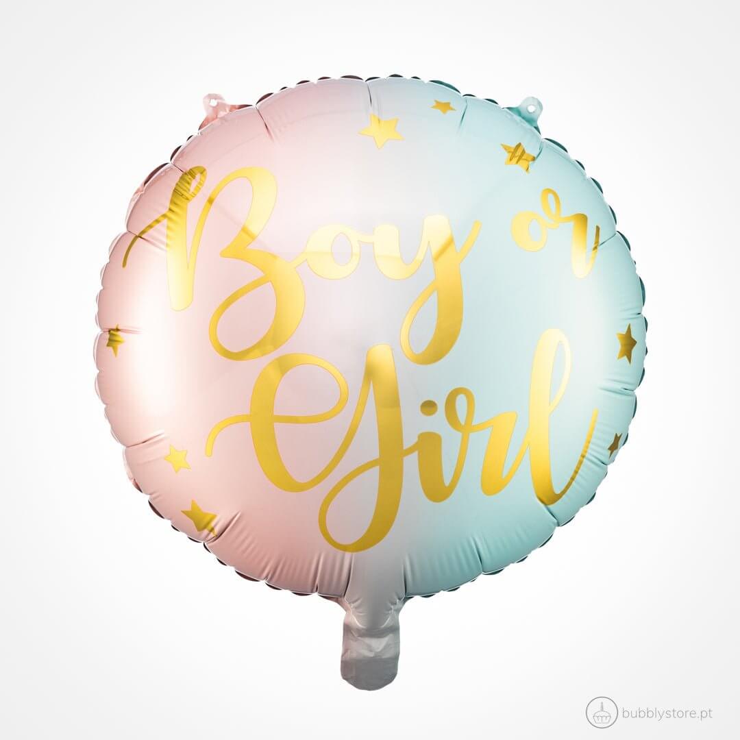Balão Boy or Girl - Bubbly