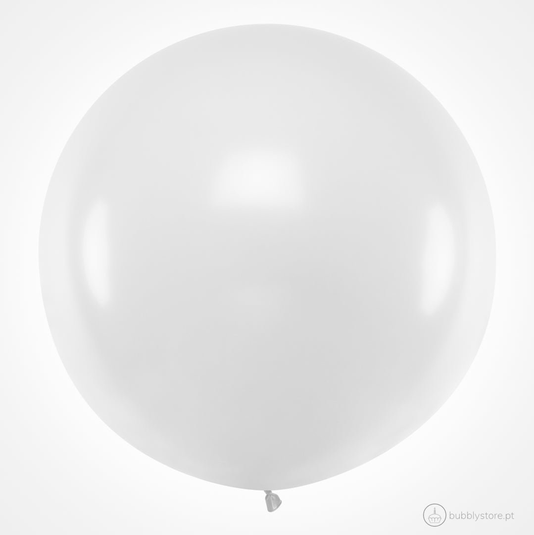 Balão Branco (100cm) - Bubbly