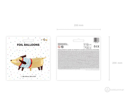 Balão Cão Salsicha - Bubbly