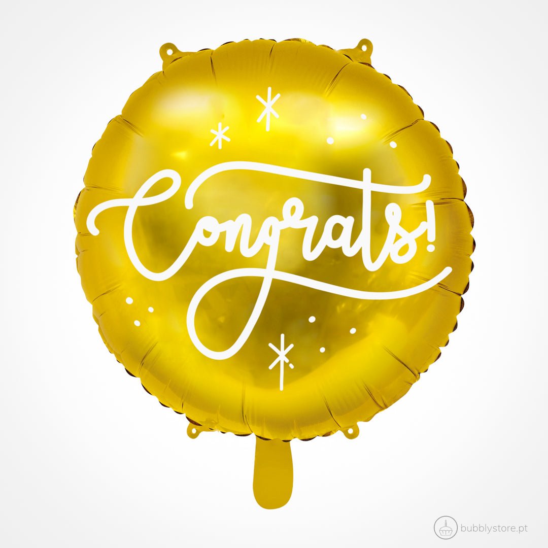 Balão Congrats - Bubbly