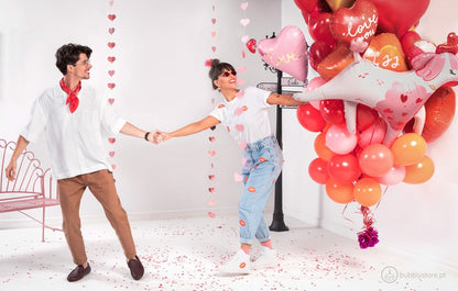 Balão Coração com Seta - Bubbly