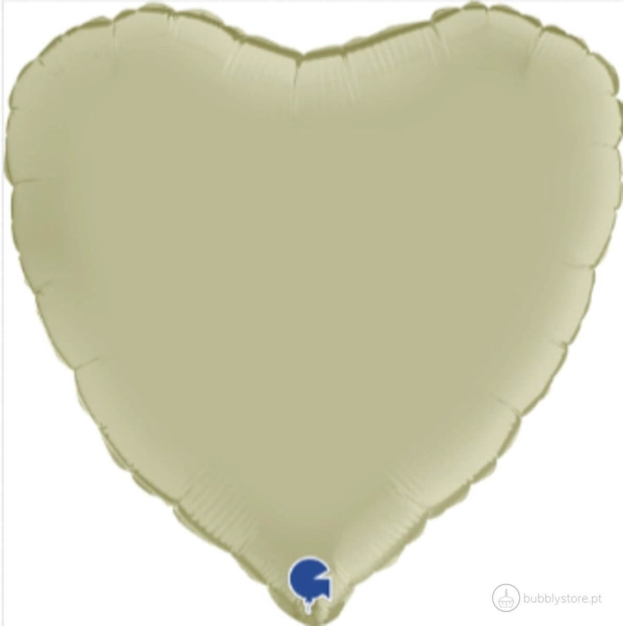 Balão Coração Verde Oliva
