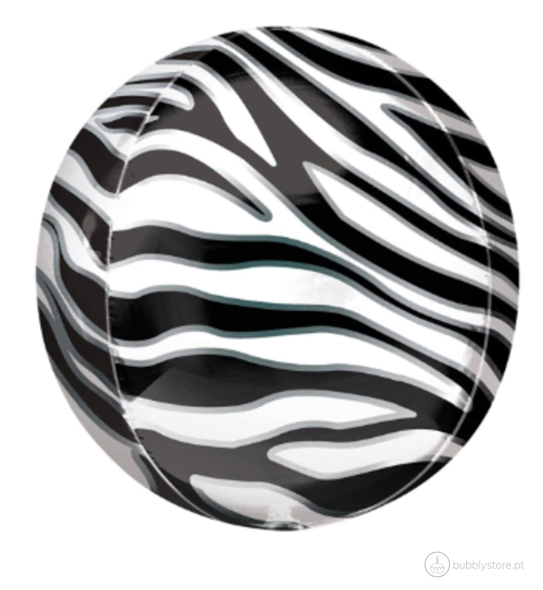 Balão Estampa Zebra - Bubbly