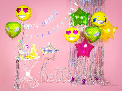 Balão Estrela Amarelo - Bubbly