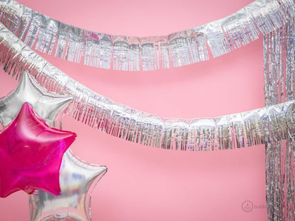 Balão Estrela Rosa Transparente - Bubbly