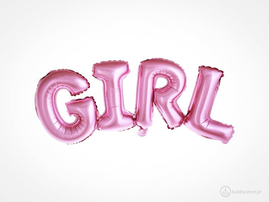 Balão Girl Rosa - Bubbly