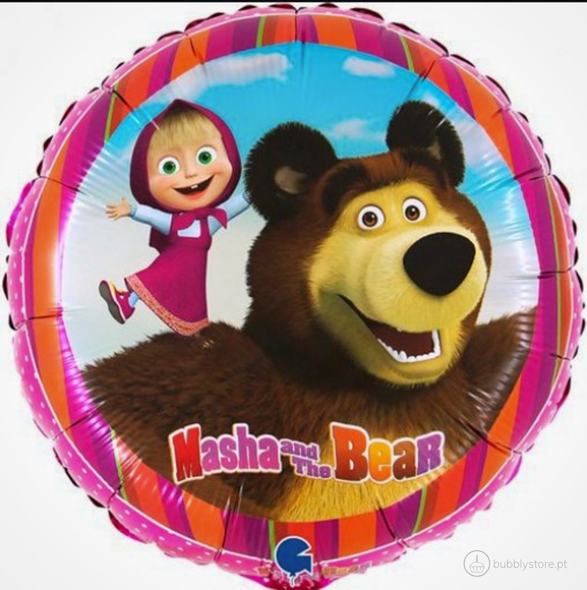 Balão Masha e o Urso - Bubbly