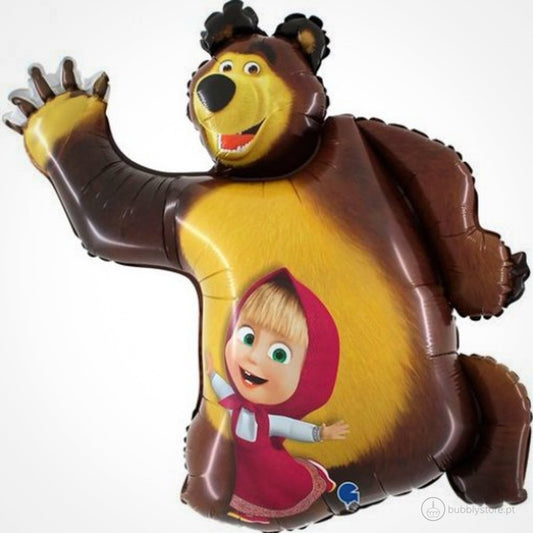 Balão Masha e o Urso - Bubbly