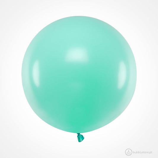 Balão Menta Pastel (60cm) - Bubbly