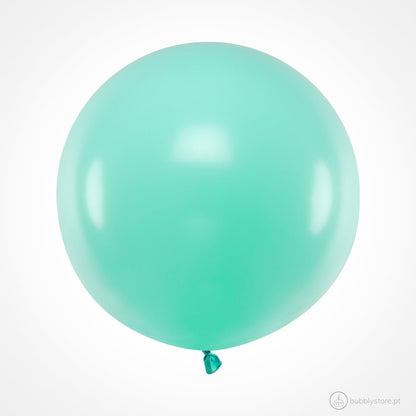 Balão latex, liso acabamento pastel / mate, 60 centímetros de diâmetro. Apto para enchimento com hélio. Preço por uma unidade.