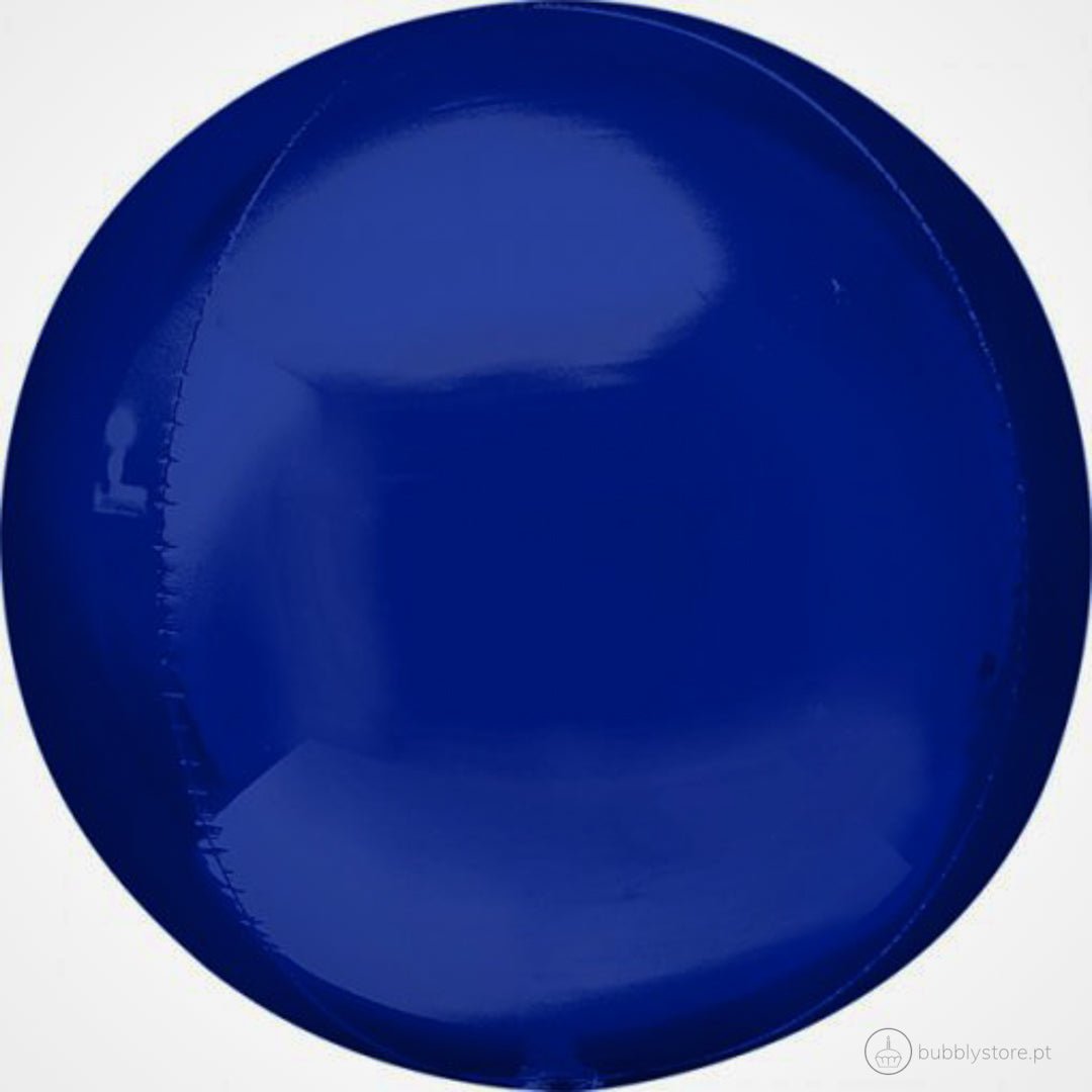 Balão Metálico Azul - Bubbly