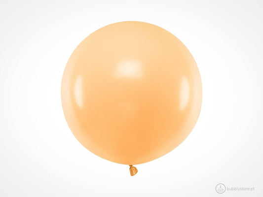 Balão Pastel Pêssego (60cm) - Bubbly