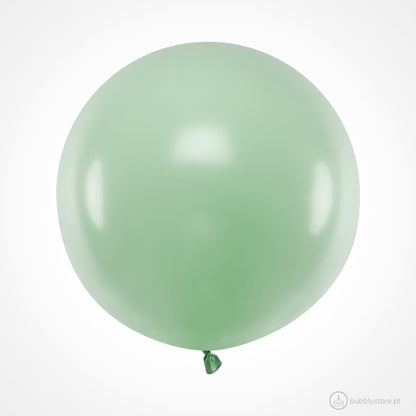 Balão latex, liso acabamento pastel / mate, 60 centímetros de diâmetro. Apto para enchimento com hélio. Preço por uma unidade.
