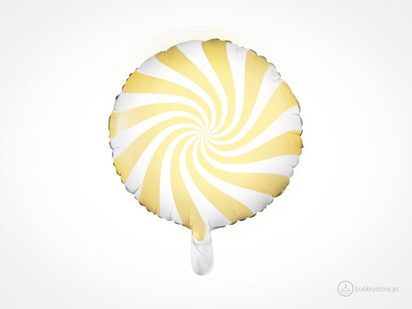 Balão Rebuçado Amarelo