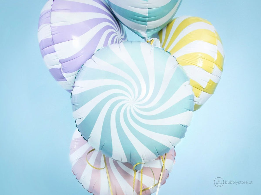 Balão Rebuçado Azul