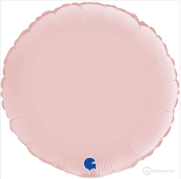 Balão Foil Redondo Rosa (45 cm)