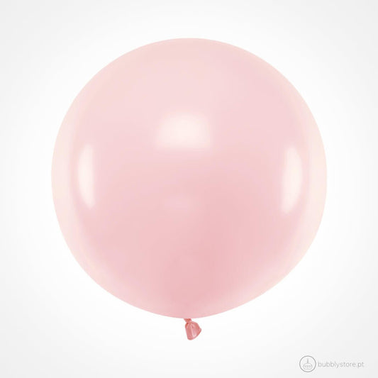 Balão Rosa Claro (60cm) - Bubbly