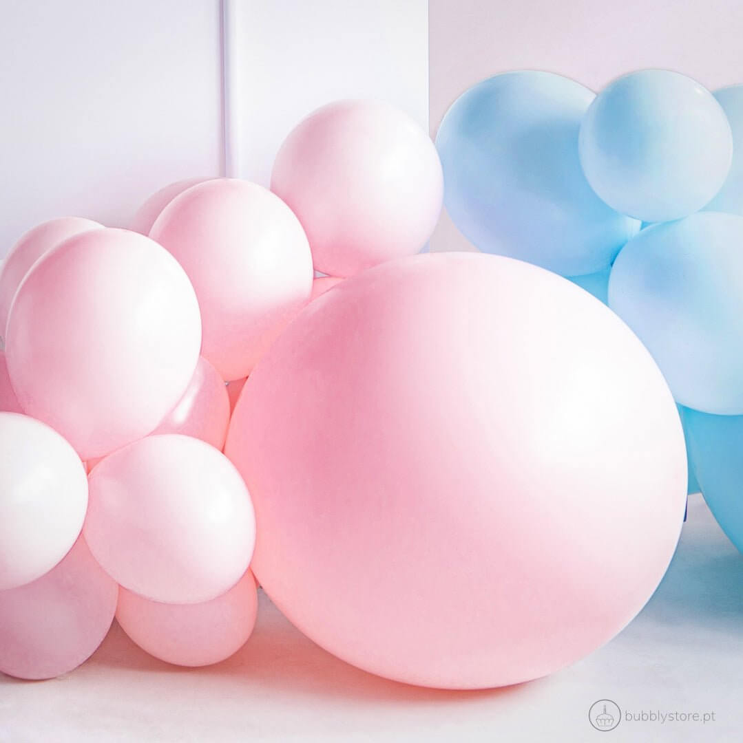 Balão Rosa Claro (60cm) - Bubbly