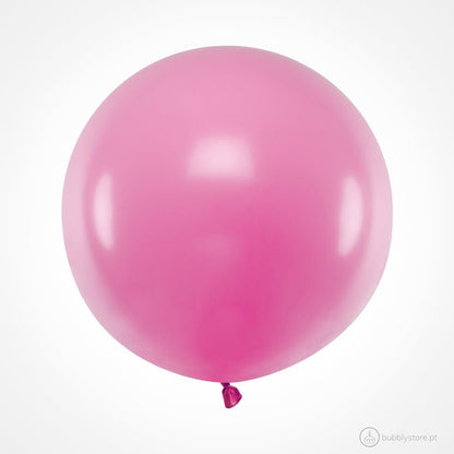 Balão latex, liso acabamento pastel / mate, 60 centímetros de diâmetro. Apto para enchimento com hélio. Preço por uma unidade.