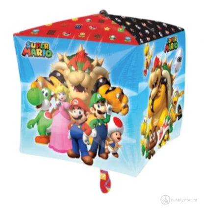 Balão da temática Super Mario, com 38cm.
Apto para enchimento com hélio ou ar.
Enchimento não incluído.