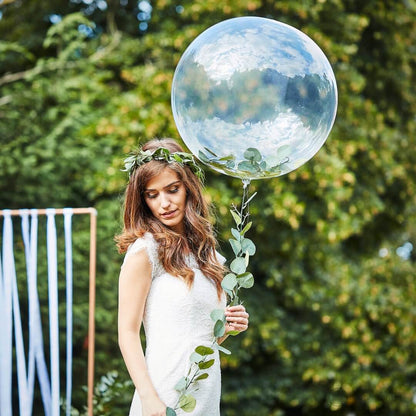 Balão Transparente com Hera - Bubbly
