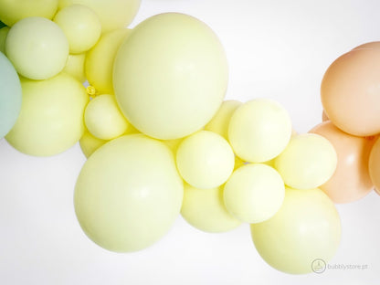 Balões Amarelo Pastel (23cm) - Bubbly