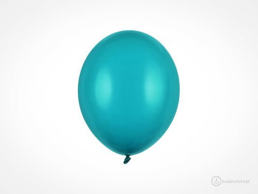 Balões Azul Lagoa (23cm) - Bubbly