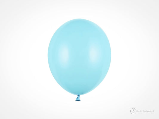 Balões Azul Pastel (23cm) - Bubbly